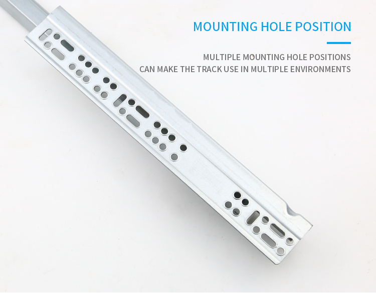 3D Adjustable Kitchen Haredware China Top 3-Fold Hydraulic Push Open Undermount Rails Heavy Duty