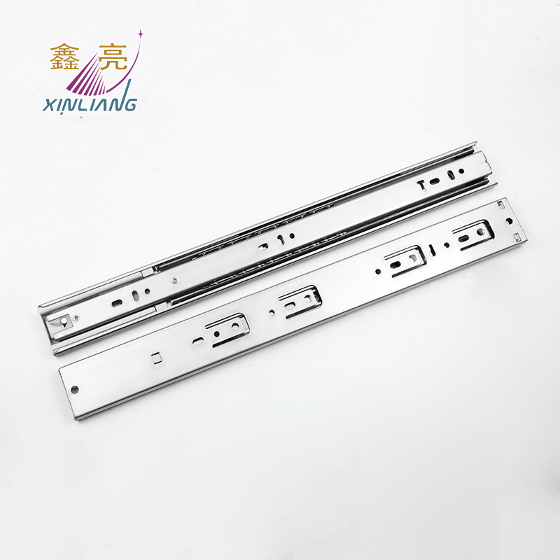 Galvanzied Cold Rolled Steel Full Extension Ball Bearing Drawer Slides with Spring Buffering