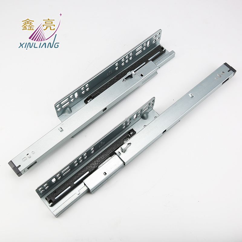 China Factory Good Selling European Style Under Mounted Slide with Bracket Clips for Disassembling