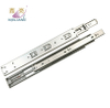 Furniture Hardware Zinc Plated 45mm Three Fold Ball Bearing Push Open Telescopic Drawer Slides Full Extension Telescopic Channel