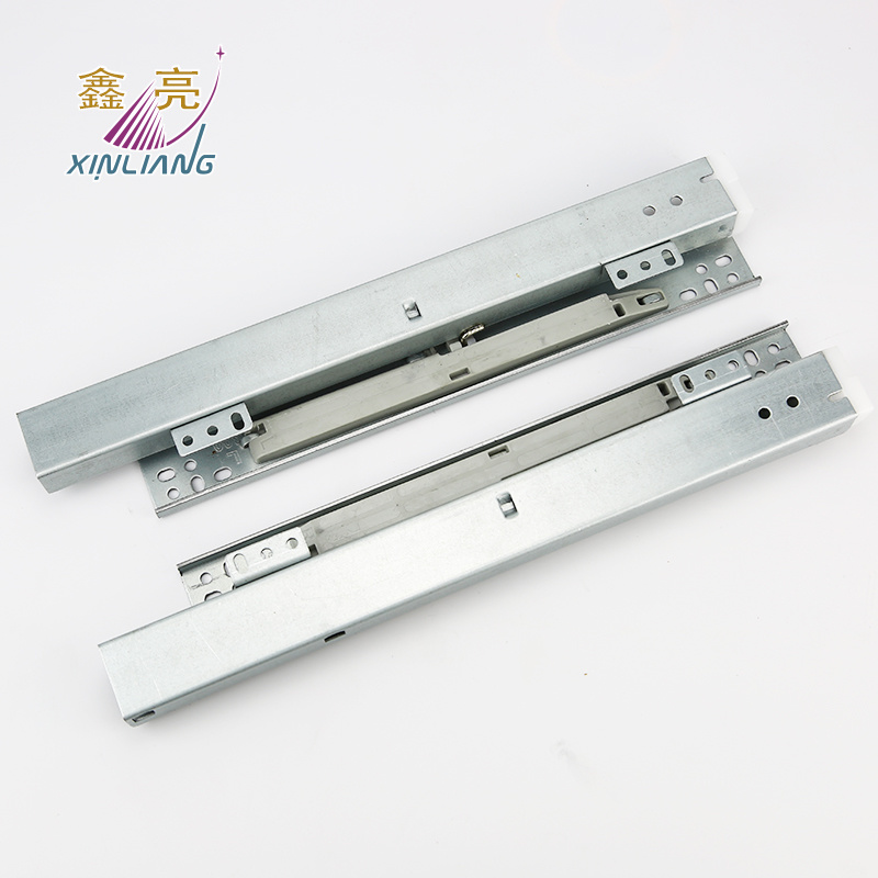 High Grade Push Open Bottom Mounted Rail Undermount Slide Made in China