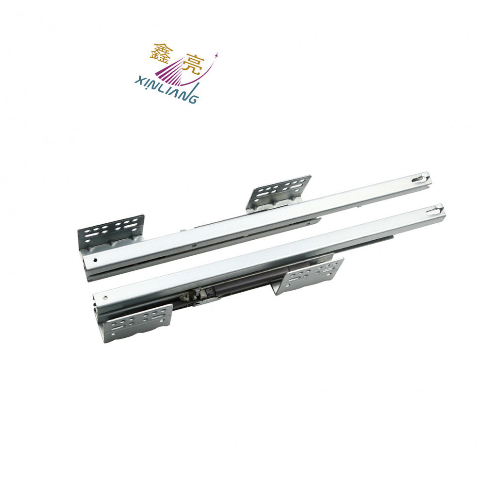 Kitchenware Rails Side Mounted Basket Damping Sliding Channels