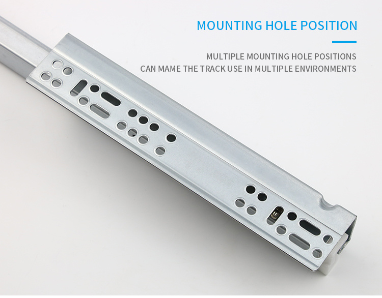 Furniture Hardware Competitive China Factory Sells Soft Closing Euroupean Undermount Slide Detachable