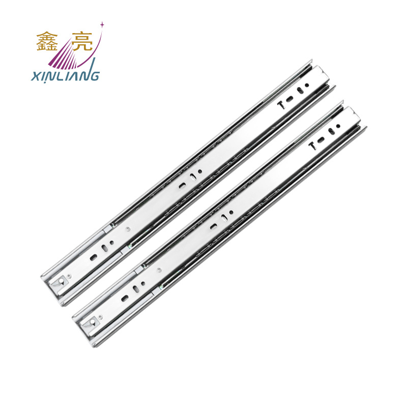 Galvanzied Cold Rolled Steel Full Extension Ball Bearing Drawer Slides with Spring Buffering