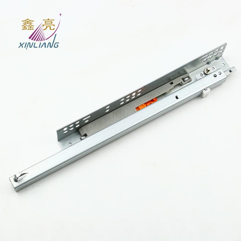 Adjustable European 2-Folds Push Open Undermount Slide with Locking Pins