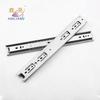 Furniture Hardware Cheaper Two Balls Galvanized 45mm Regular Ball Bearing Drawer Channels