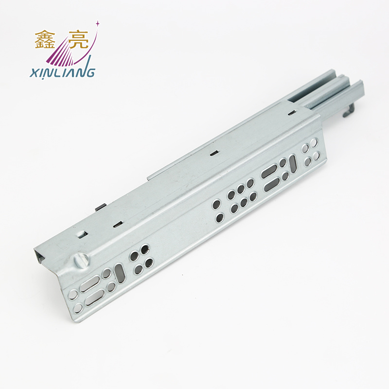 Cabinet Hardware Cheaper Price Full Extension 3 Fold Soft Closing Undermount Slide with Pins