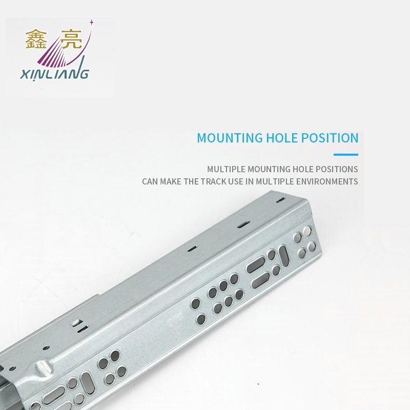 China Factory Good Selling European Style Under Mounted Slide with Bracket Clips for Disassembling